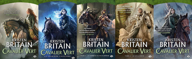 La série: Cavalier Vert (les 5 premiers tomes)